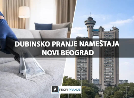 Dubinsko pranje nameštaja Novi Beograd – čišćenje troseda i Genex kula