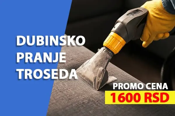 promotivna cena dubinskog pranja troseda u beogradu - 1600 din